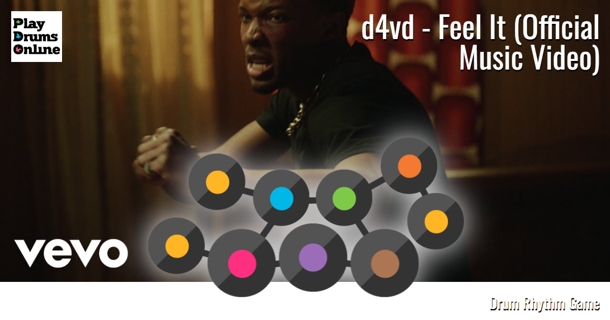 d4vd - Feel It (Official Music Video) Rhythm game drums. - Play drums ...