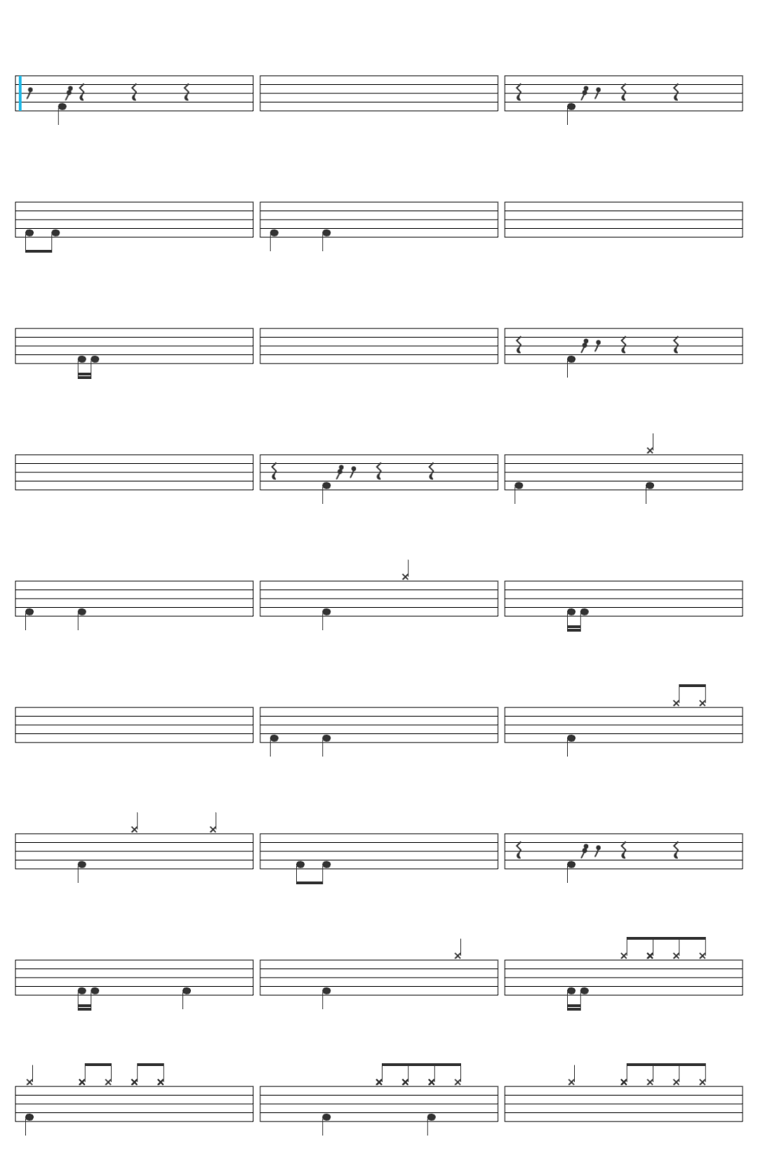 Hans Zimmer Now We Are Free From  drum sheet