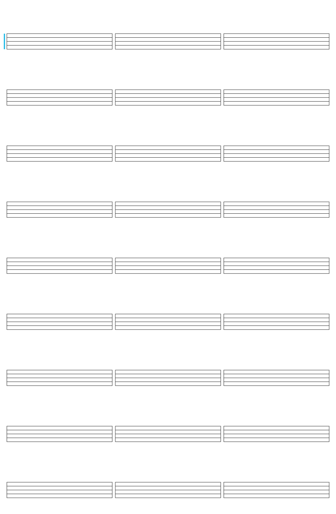 Reeve Carney Epic III drum sheet