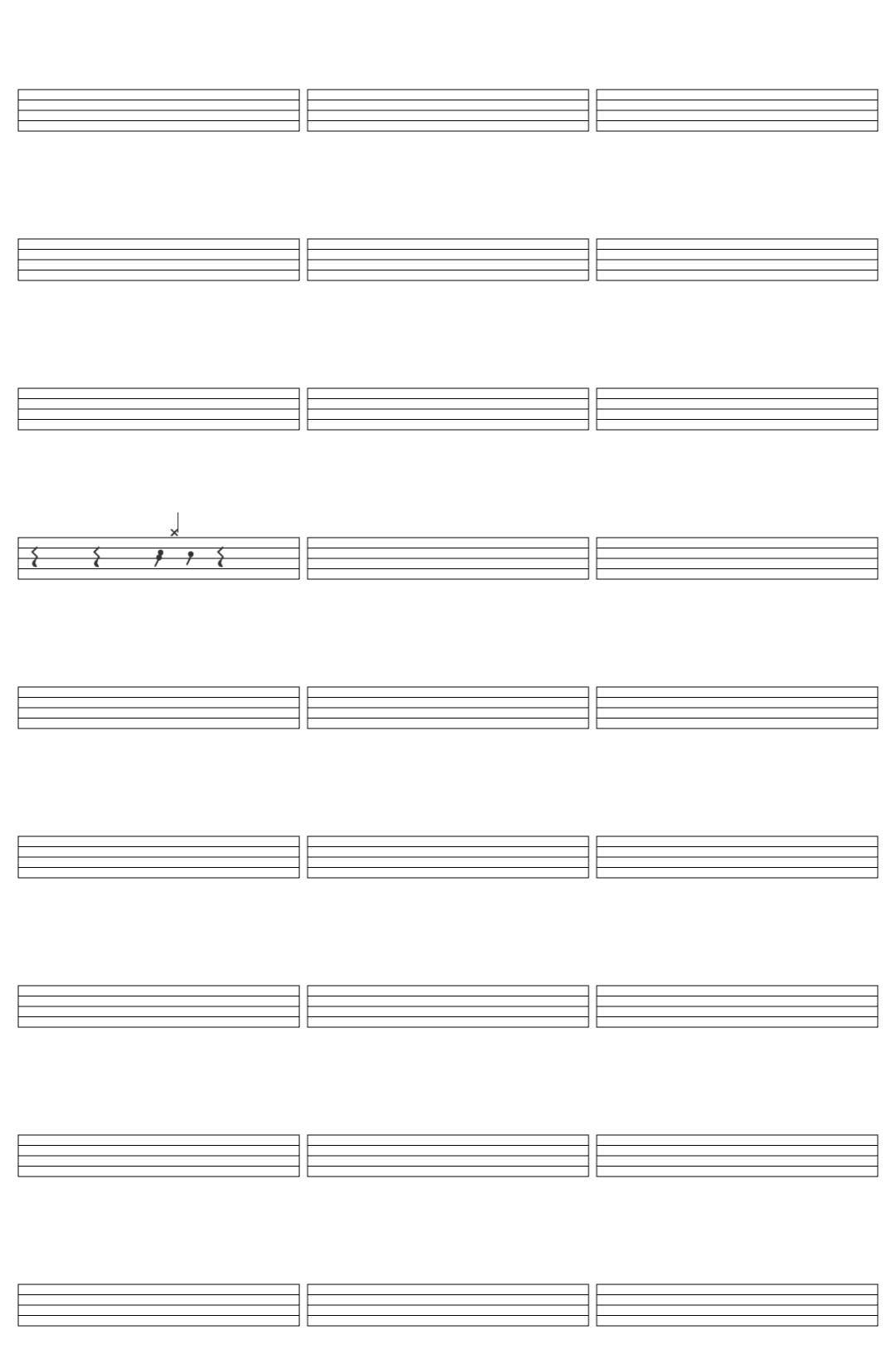 aswekeepsearching Uns-v18 drum sheet