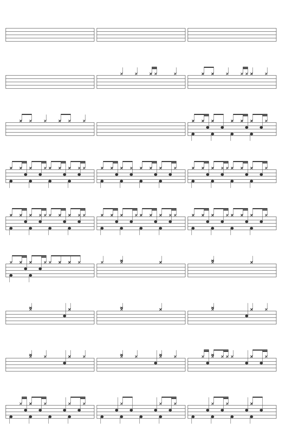 Shaun 숀 SHAUN 웨이백홈 Way Back Home [Lyric ] drum sheet