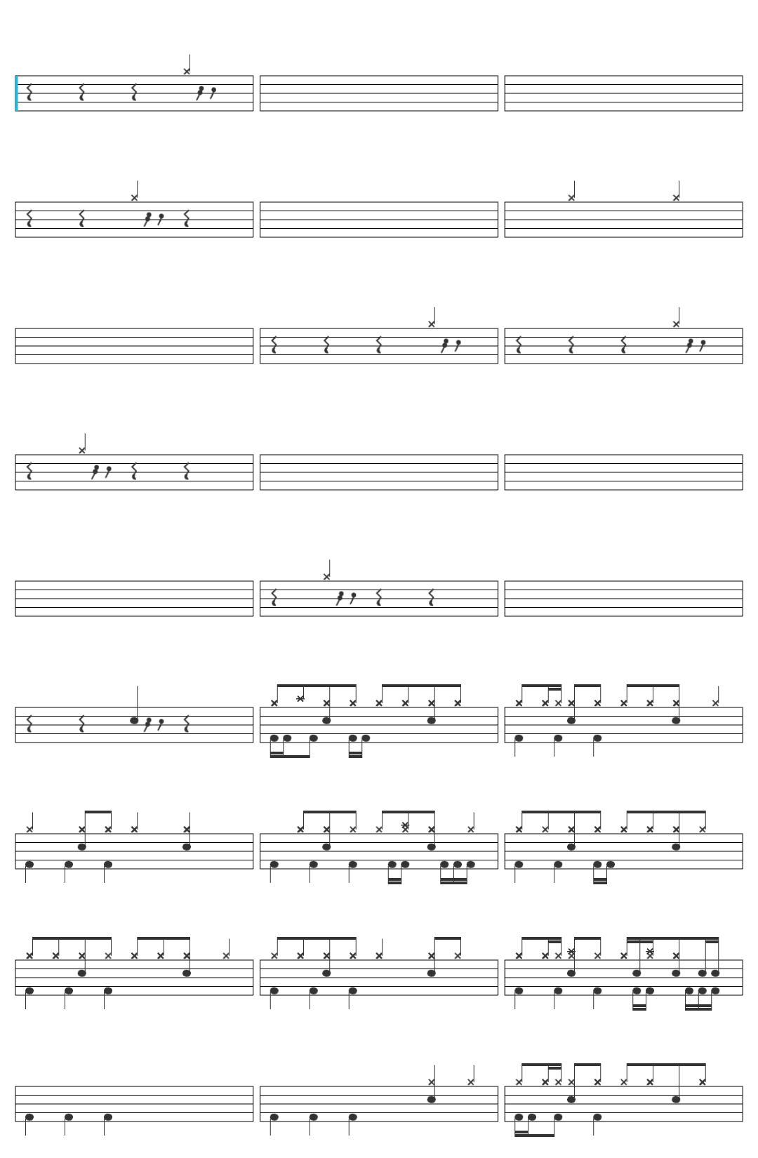 Charlie Puth Changes-v2 drum sheet