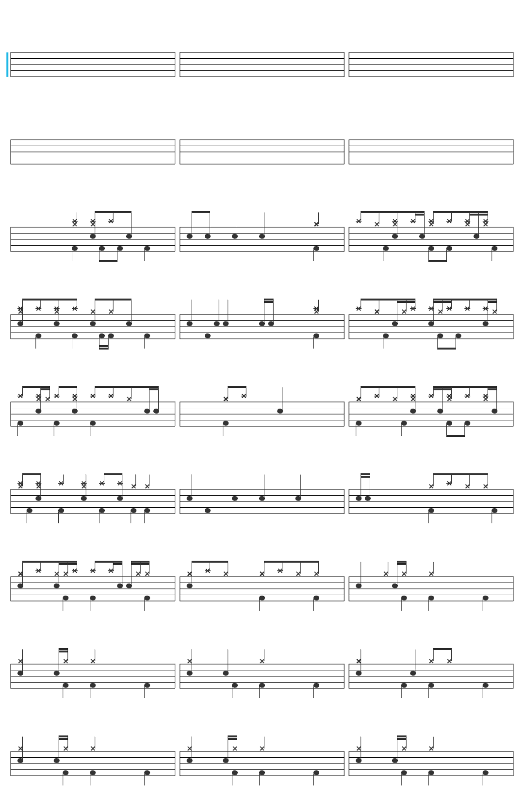 System Of A Down Toxicity-v27 drum sheet