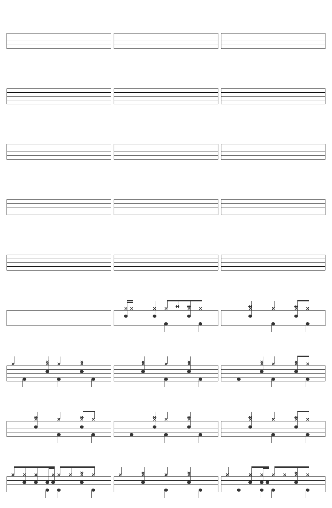 The Motels Only The Lonely Remastered 1999 drum sheet