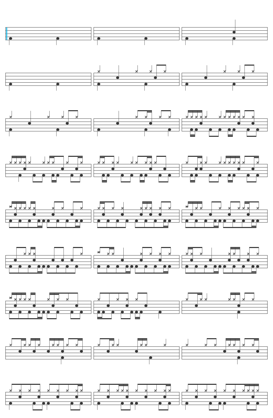 Waleter CRASH DUMMY; CRASH TESTING PWNED BY 14:00 OST drum sheet