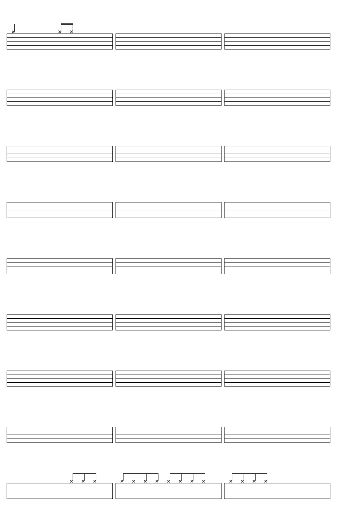 Hillsong Worship You'll Come drum sheet