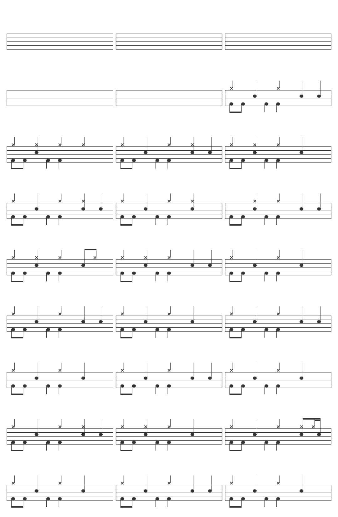 PLASUI PLASUI Chocolate drum sheet