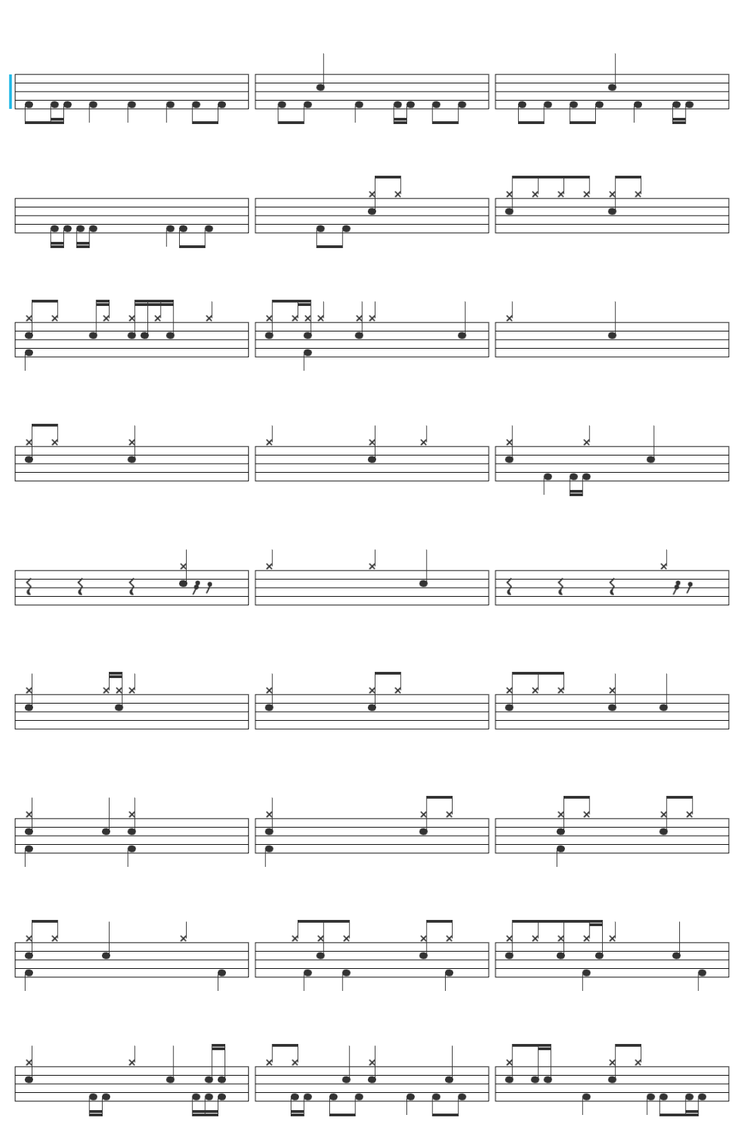 Rolof Mulder Neem dit brood en deze wijn drum sheet