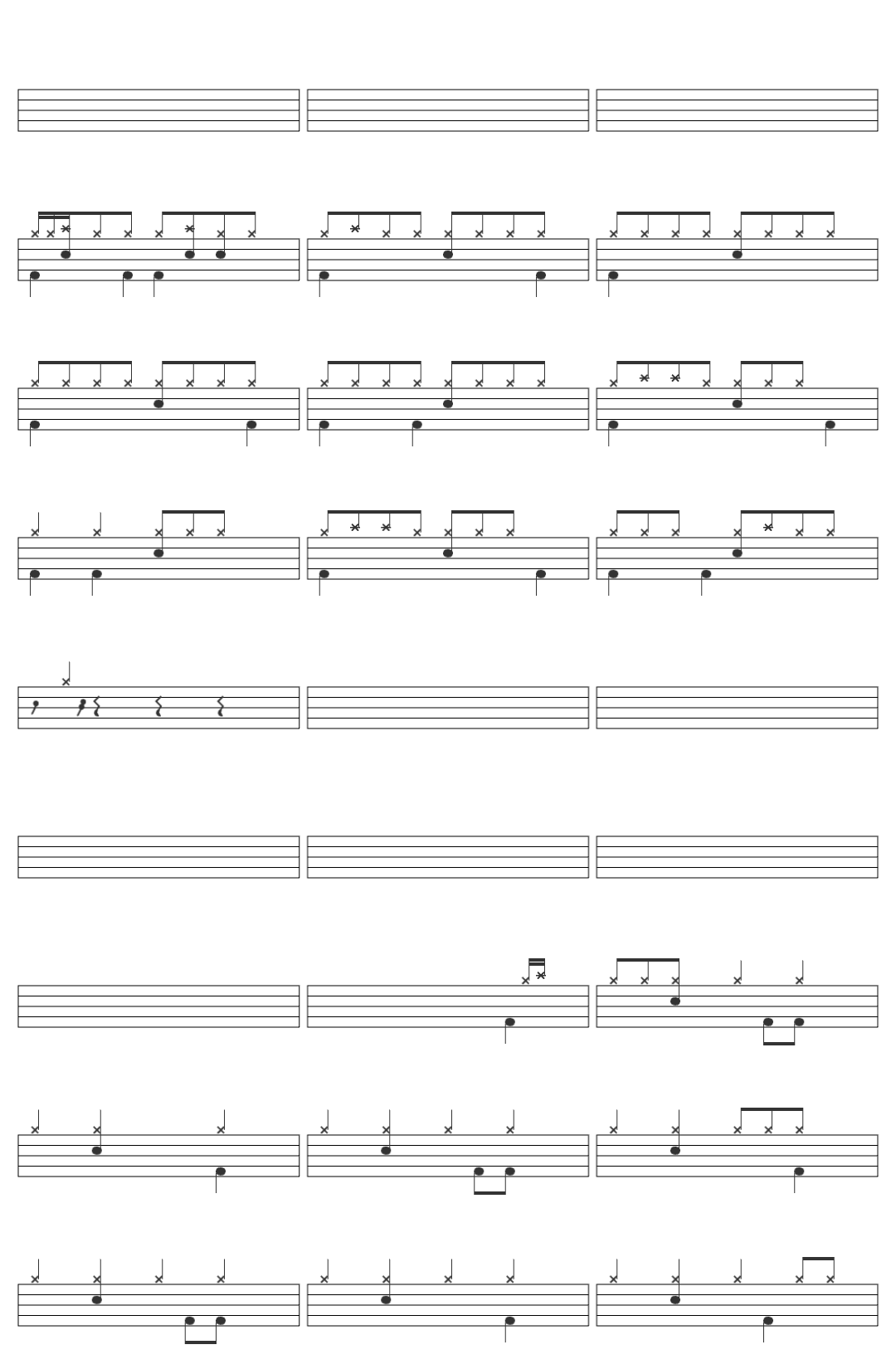 莫叫姐姐 当我娶过她-v2 drum sheet