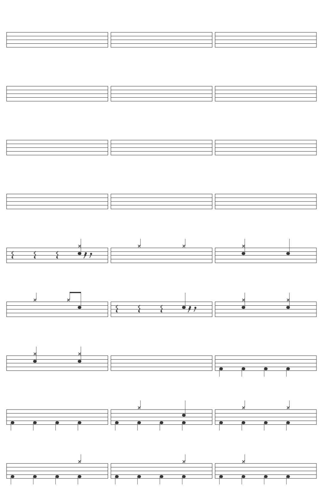 Krezip Better-v18 drum sheet