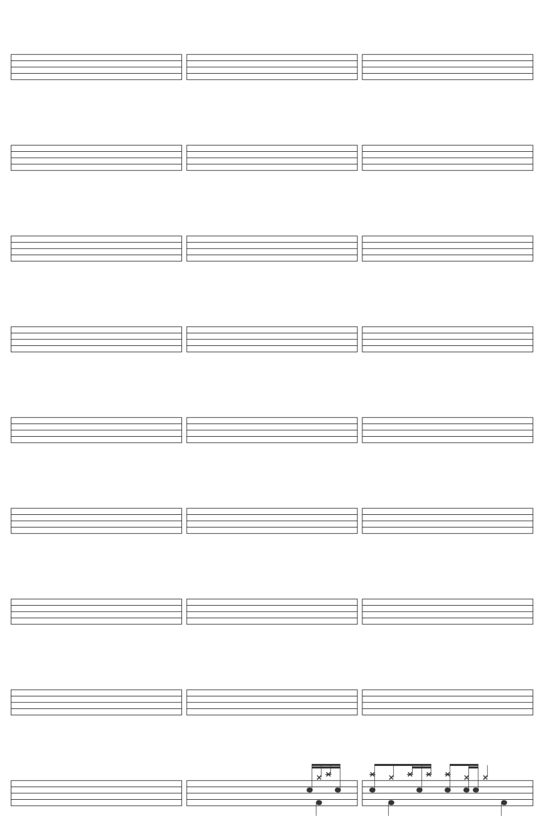 Kontra K Die Sonne drum sheet
