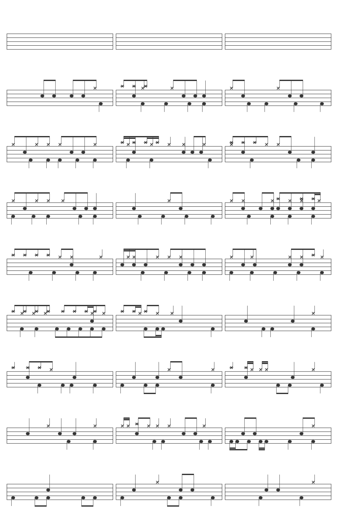 Boston Don't Look Back-v3 drum sheet