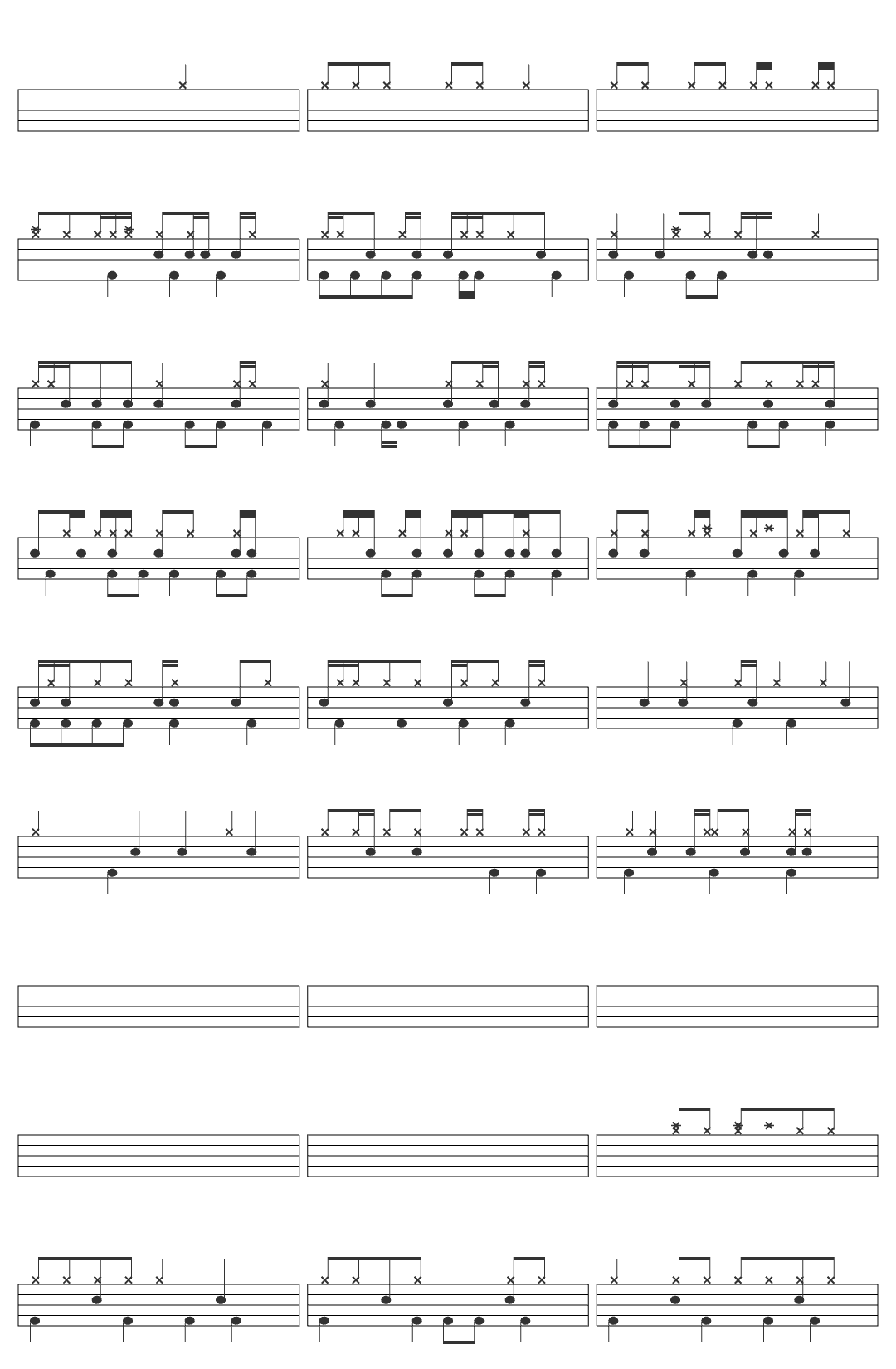 HOYO-MiX Flares of the Blazing Sun drum sheet