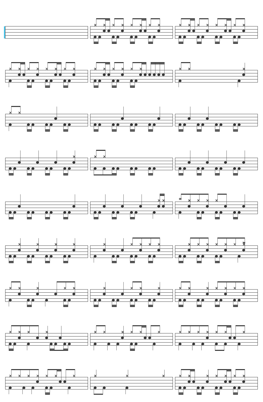 phreshboyswag inspire drum sheet