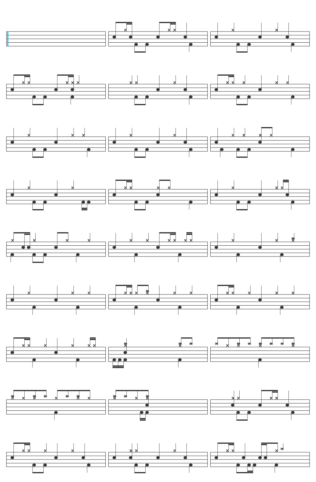 Scary Pockets Stayin' Alive | @beegees | funk cover ft. @LizzyMcAlpine drum sheet