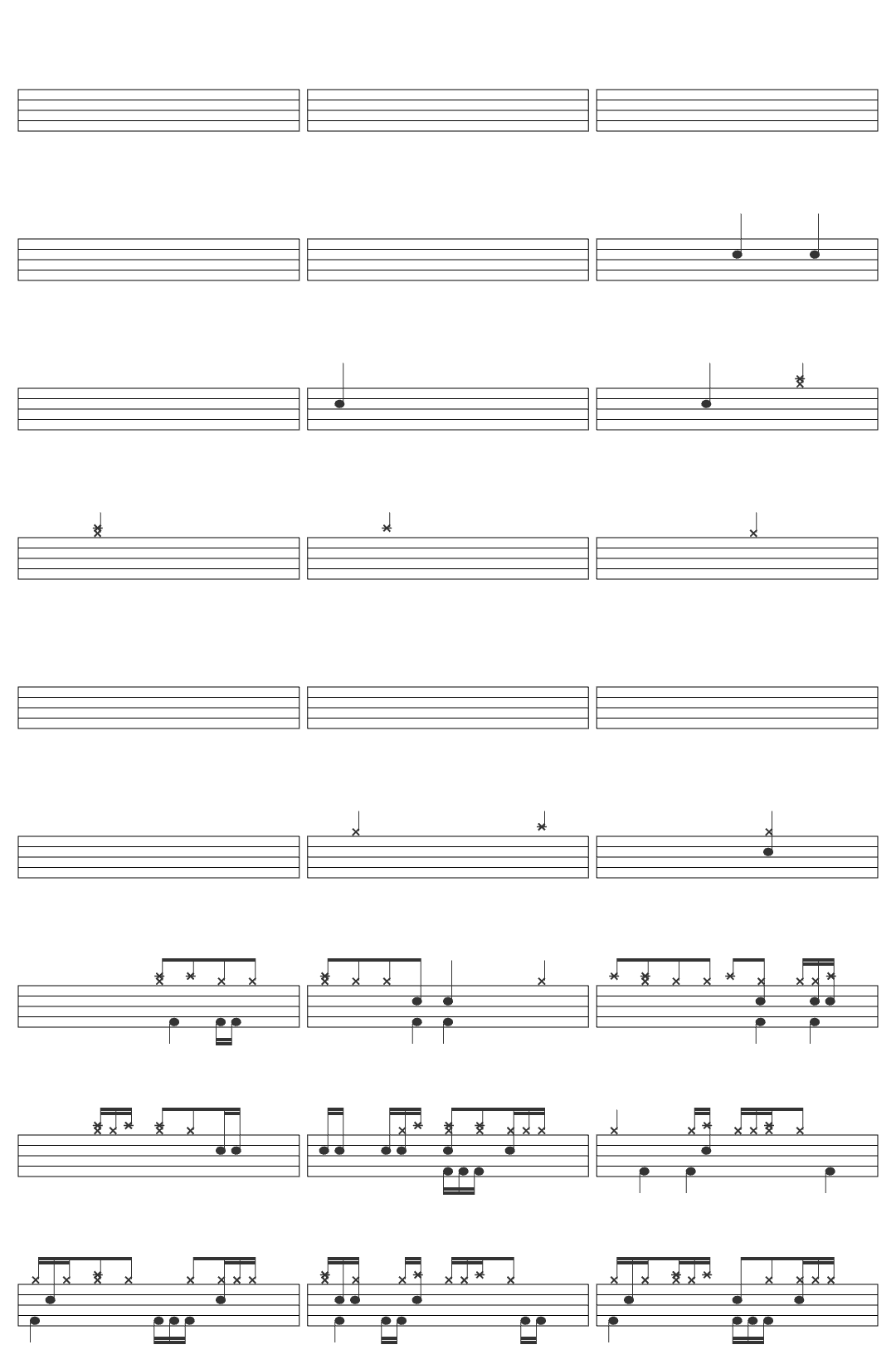 Julian Lachniet Pipe Dream (Animusic) - Remastered 4K 60FPS drum sheet