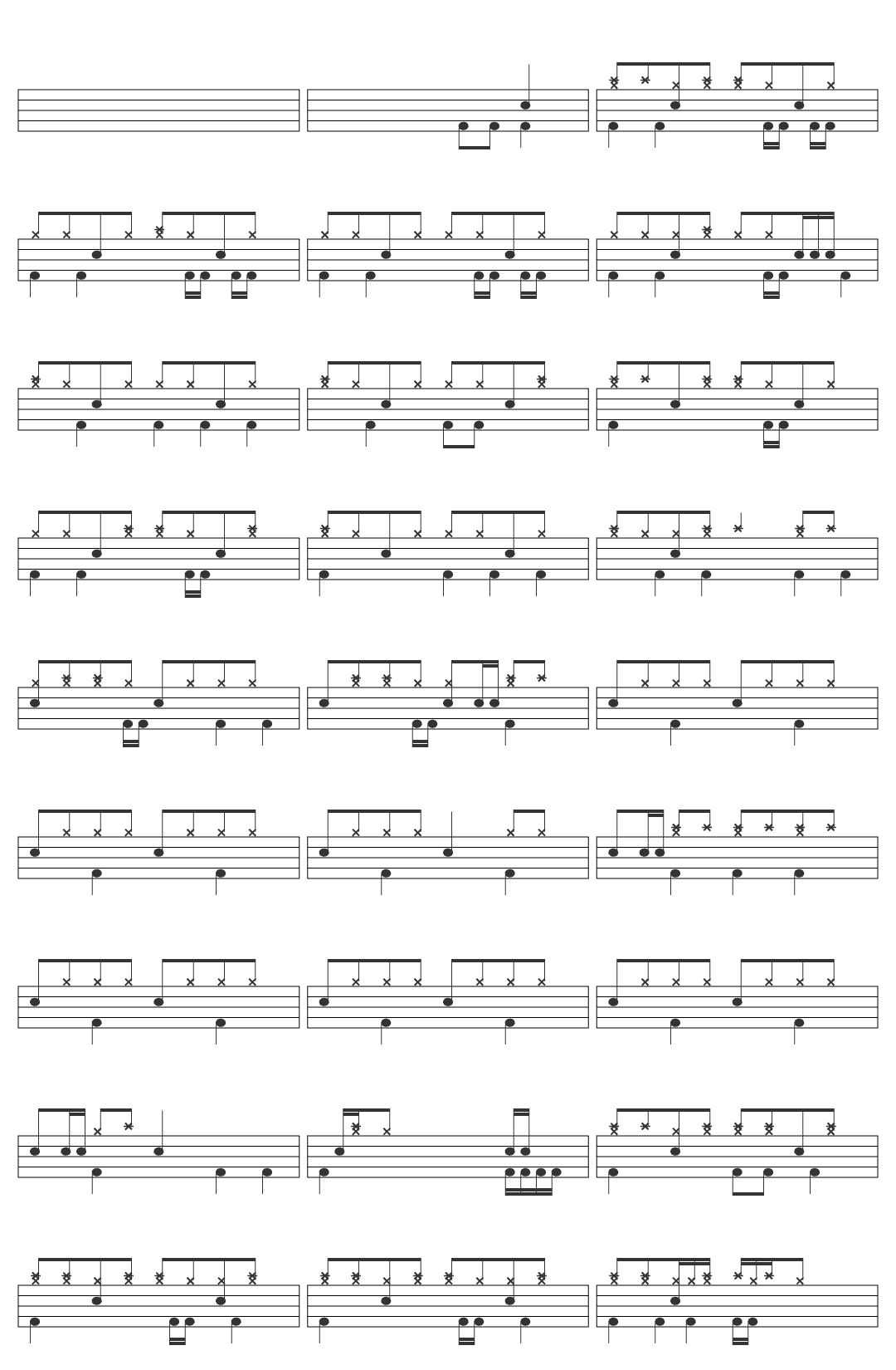 Zac Brown Band Heavy Is The Head (Audio) ft. Chris Cornell drum sheet