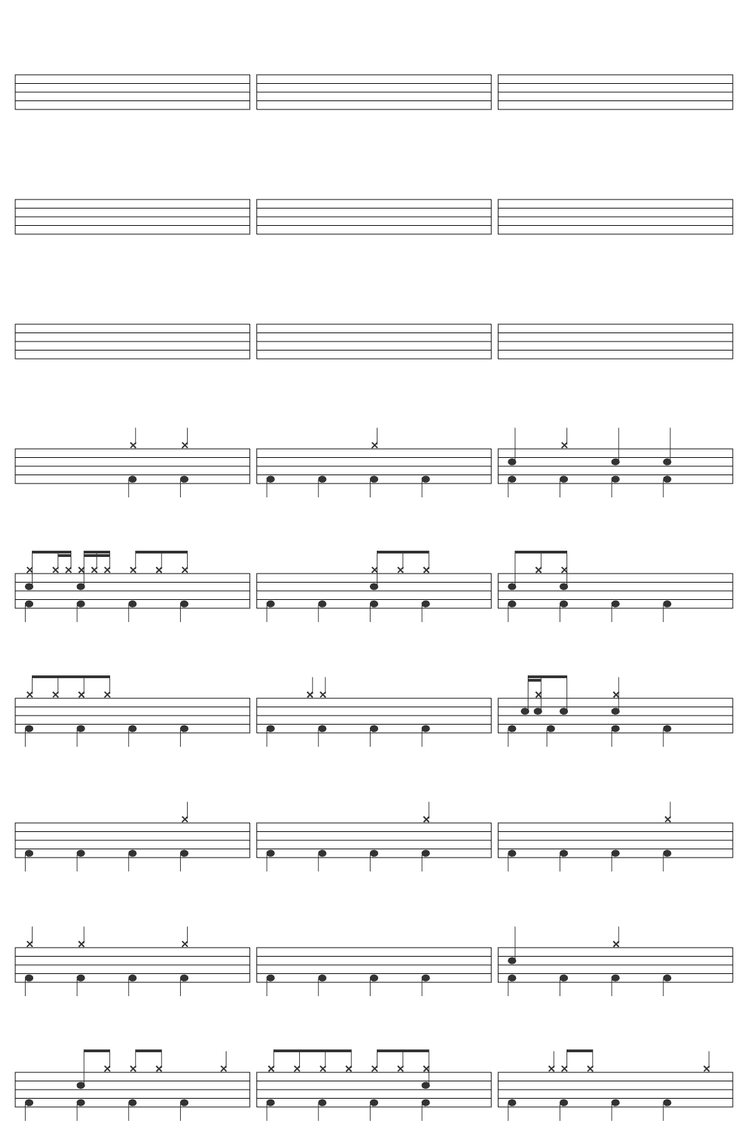 Brandon Lake That's Who I Praise (Live) drum sheet