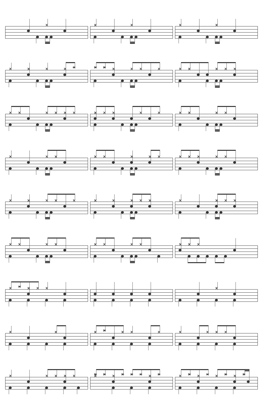 Life.Church Worship Go Tell It (This Is Amazing Grace) - [Live] drum sheet