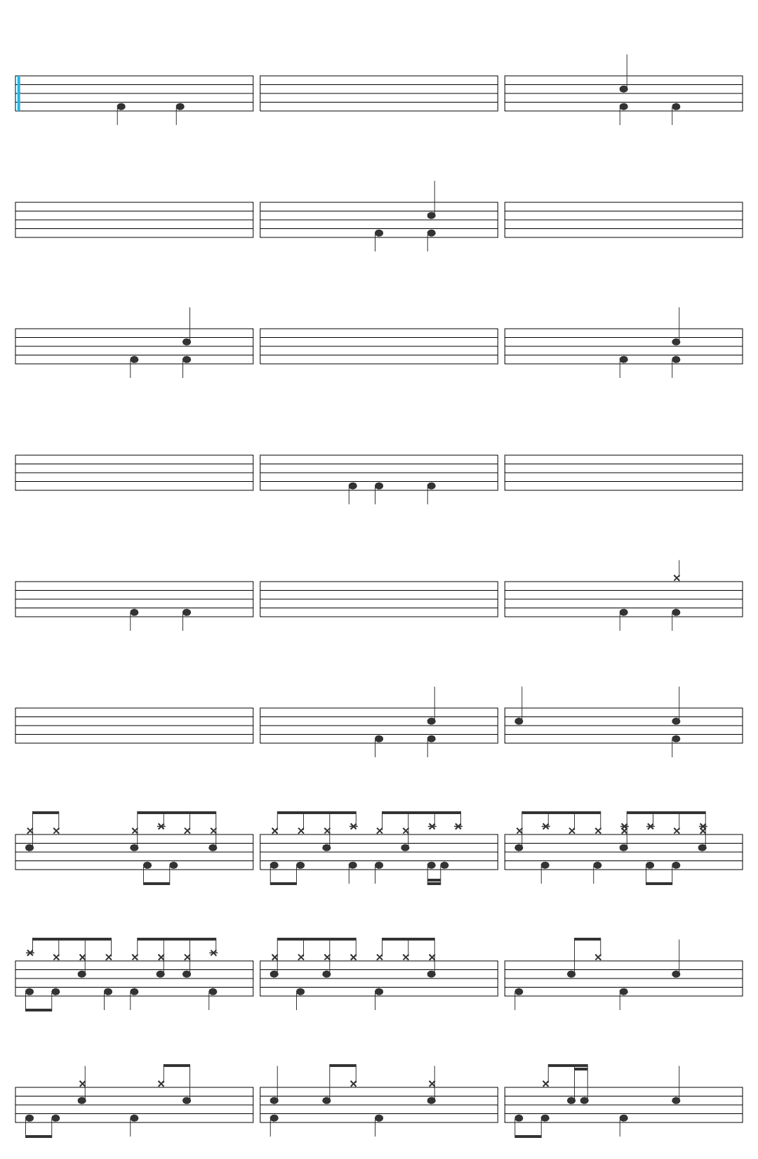 Charlie Brown Jr. Charlie Brown Jr - Proibida Pra Mim drum sheet