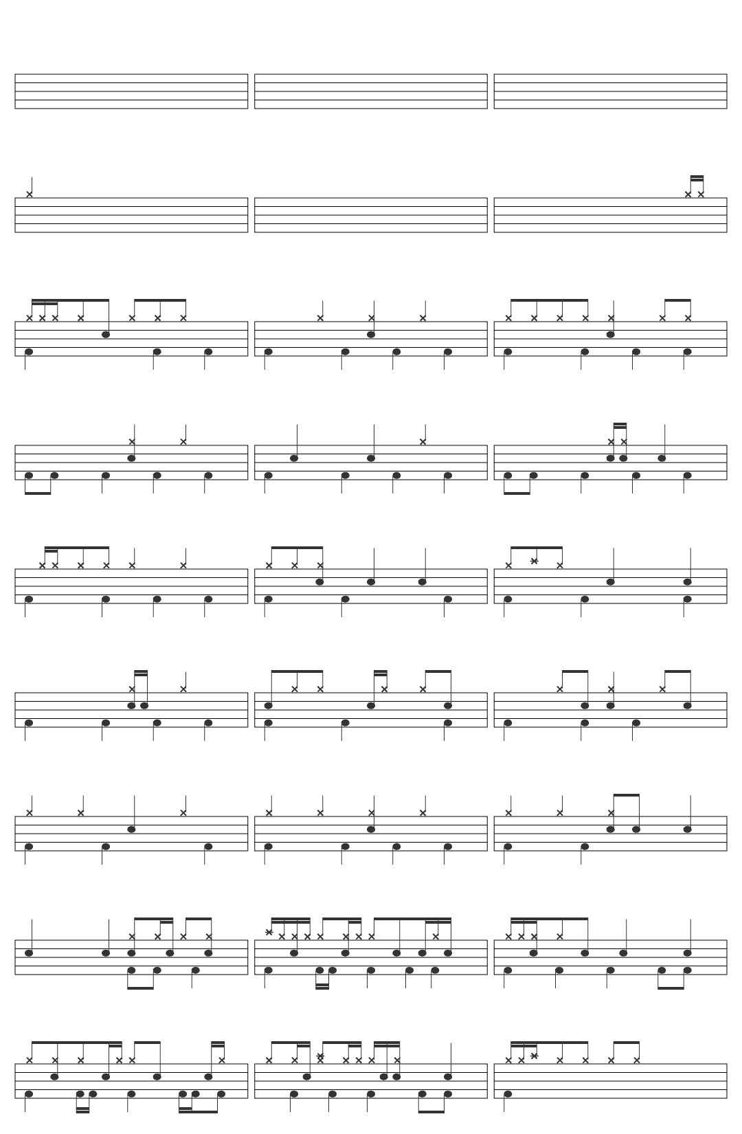 Malleus Draconia Blessing (Shukufuku)「祝福」Lyrics Video [Kan/Rom/Eng] drum sheet