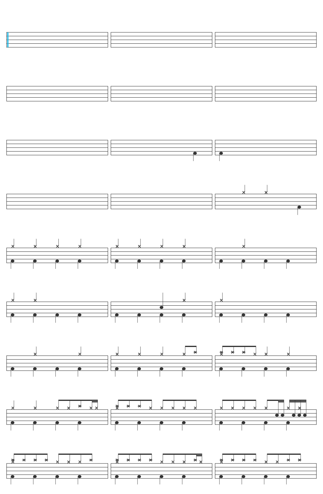 Franz Ferdinand Franz Ferdinand - Take Me Out drum sheet