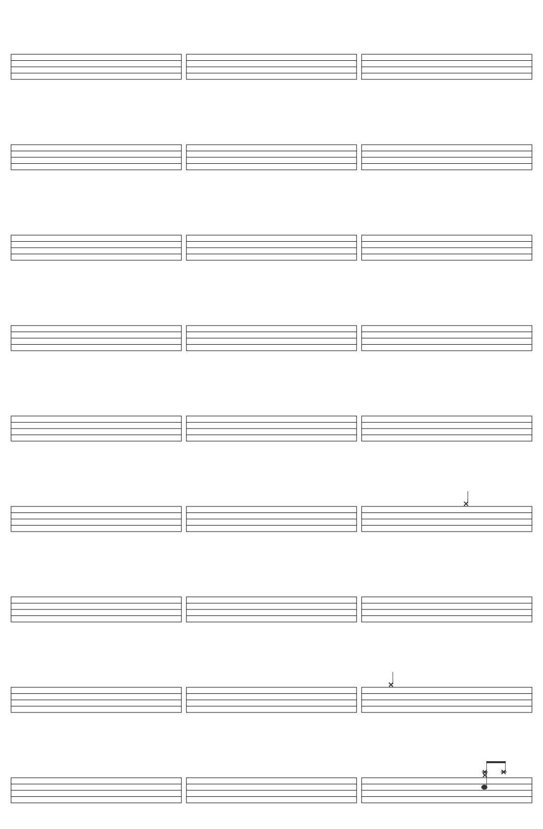 Carol Braga Mostra-me Tua Glória - Ao Vivo drum sheet