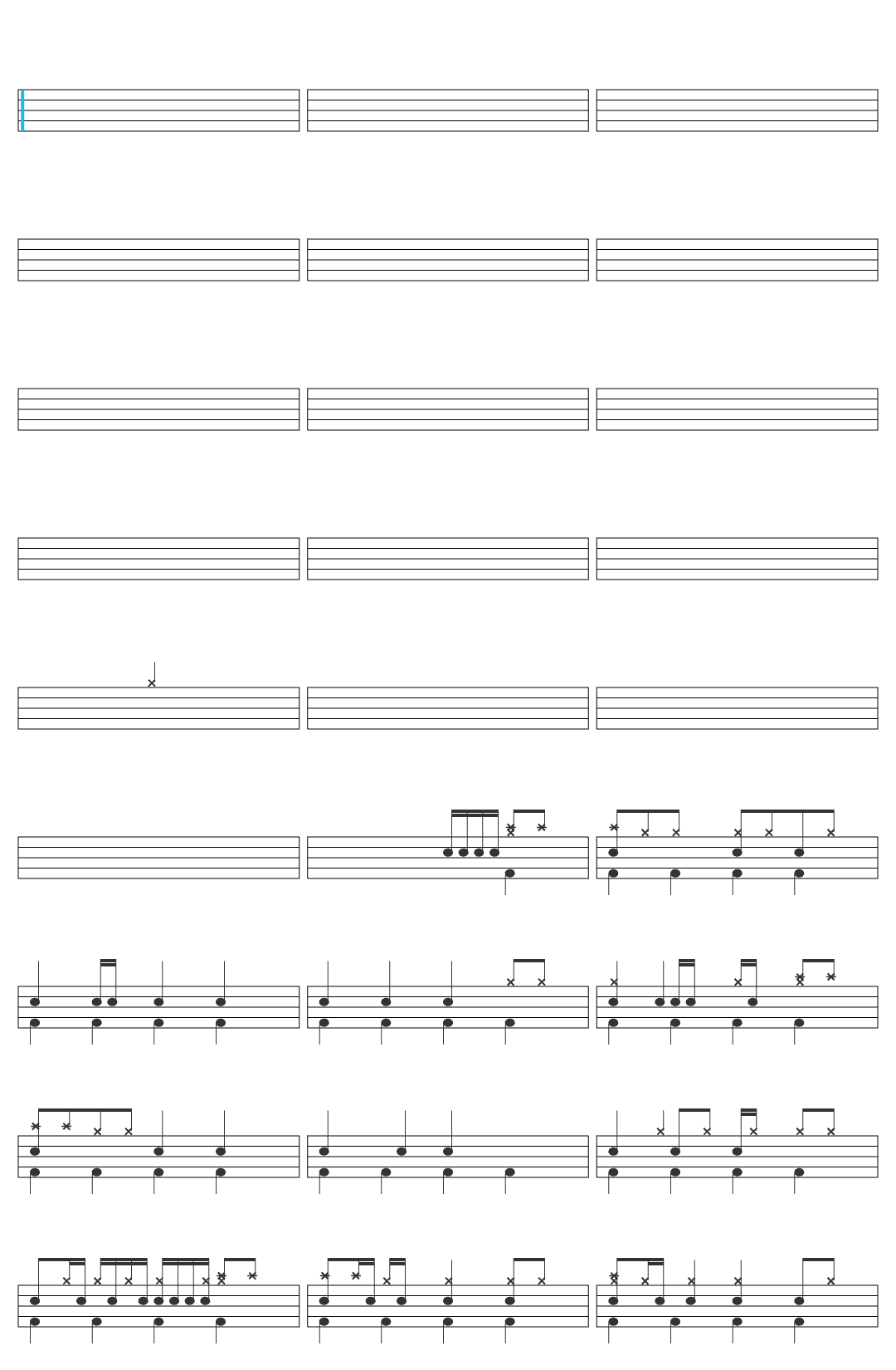 Cash Cash Michael Jackson (Official Lyric Video) drum sheet