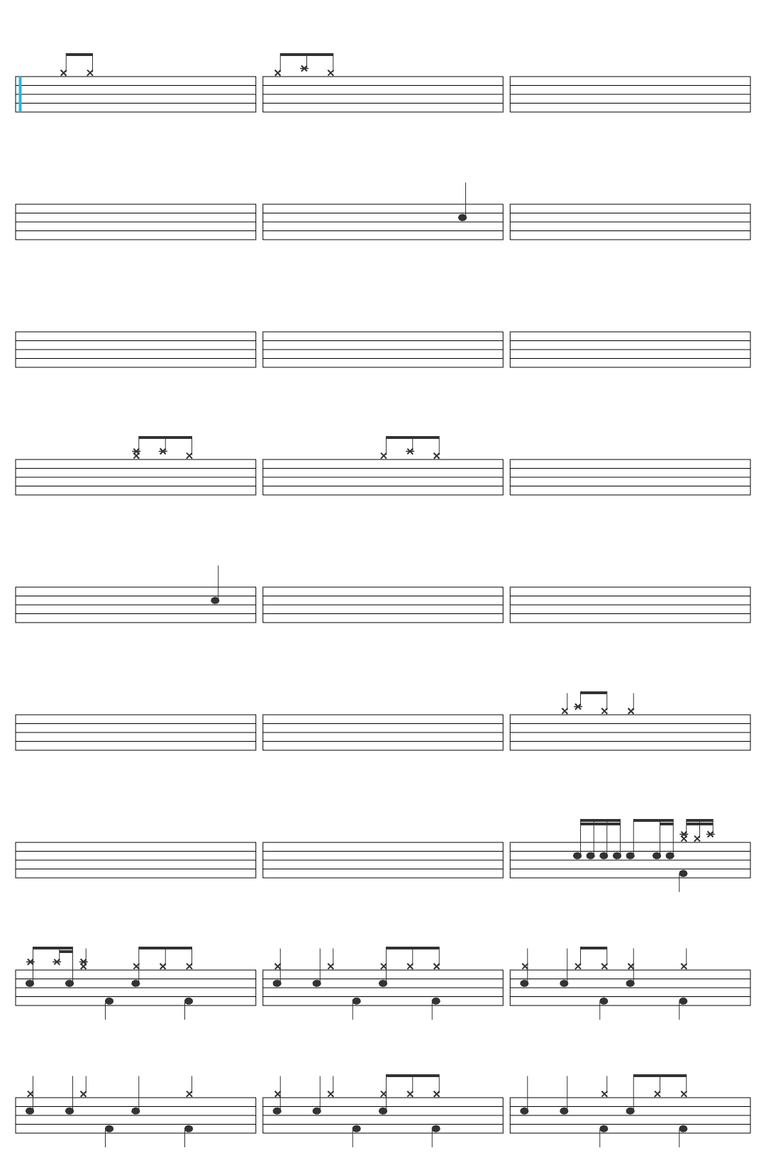 Creepy Nuts 合法的トビ方ノススメ (SPARK!!SOUND!!SHOW!!ブチ上げ♂ Cherry boy REMIX!!!!) drum sheet