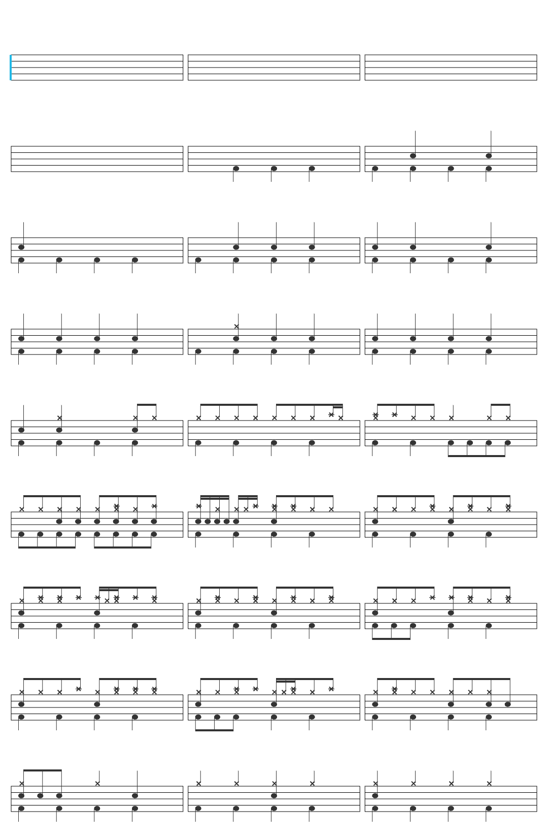 Passion Our God Chris Tomlin drum sheet