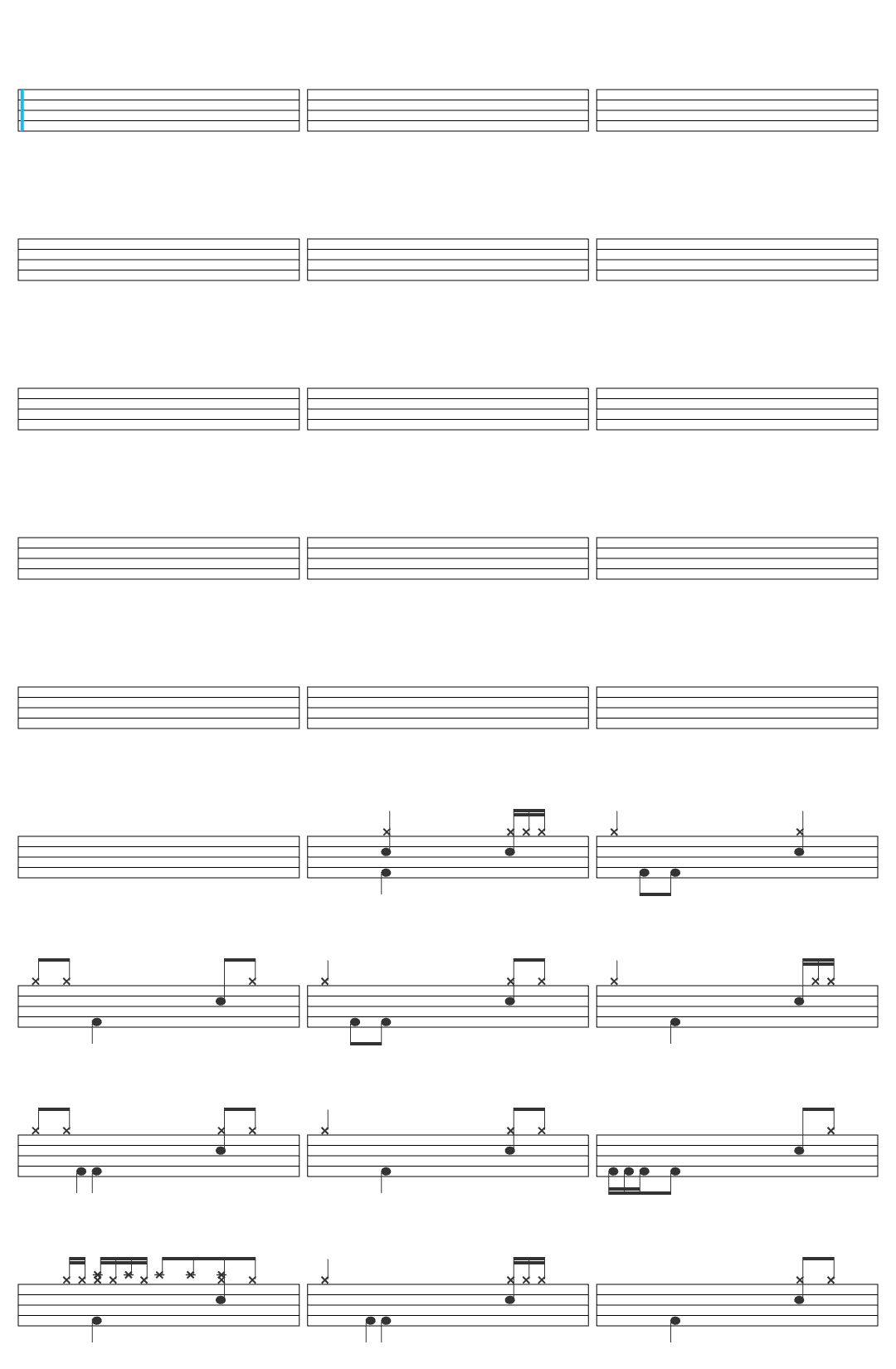 Alex Warren Alex Warren - Ordinary drum sheet