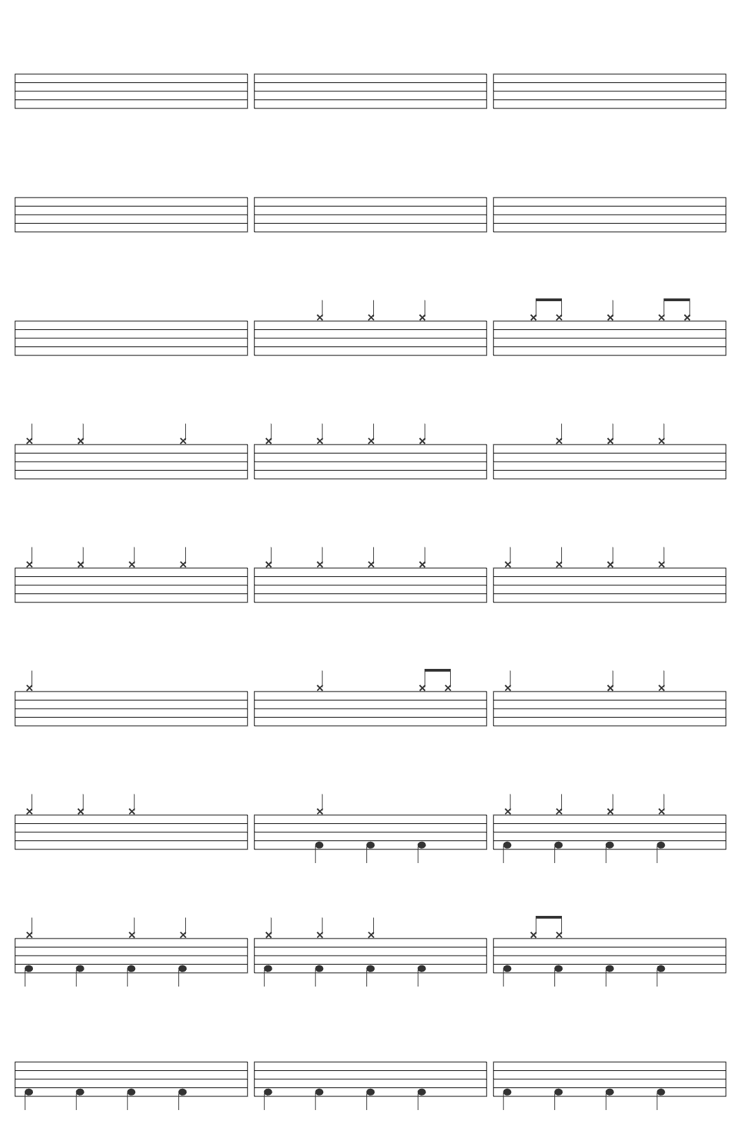 TheKillersMusic The Killers - Human (Official Music Video) drum sheet