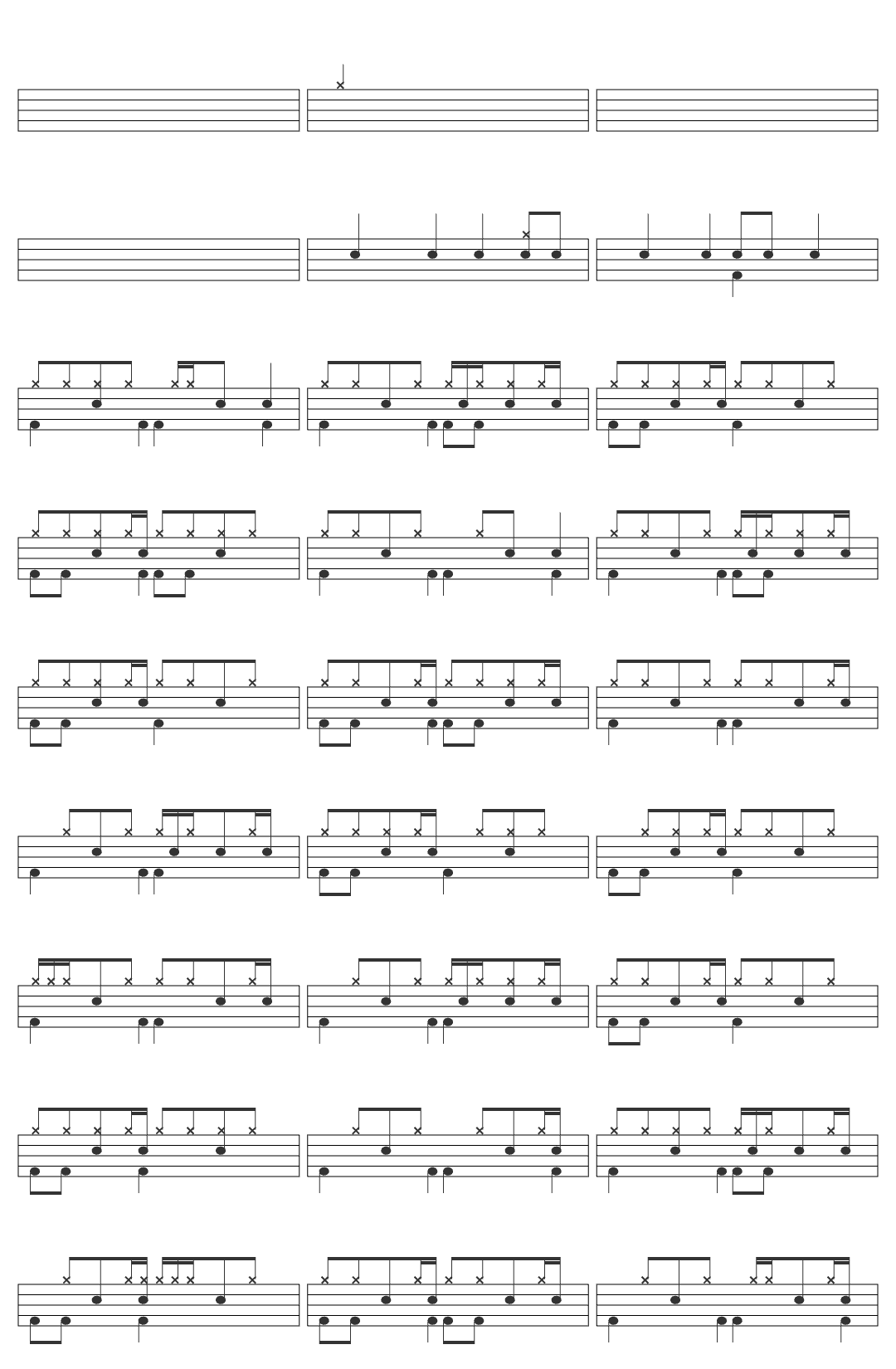 MЭD DОГ Слезы (Мэд Дог & Децл) drum sheet