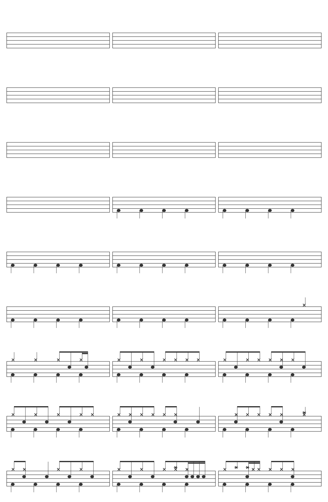 Adele Adele - Rolling in the Deep (Official Music Video)-v2 drum sheet