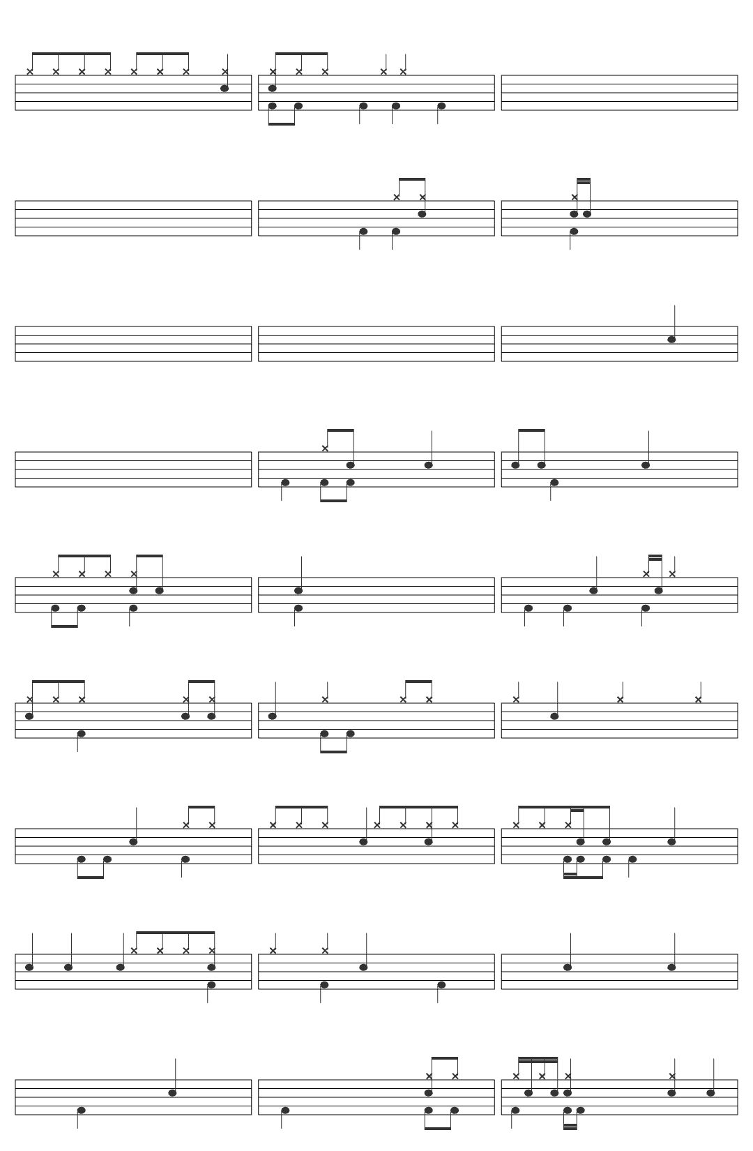 Patrik Pietschmann Duel of the Fates (From  drum sheet
