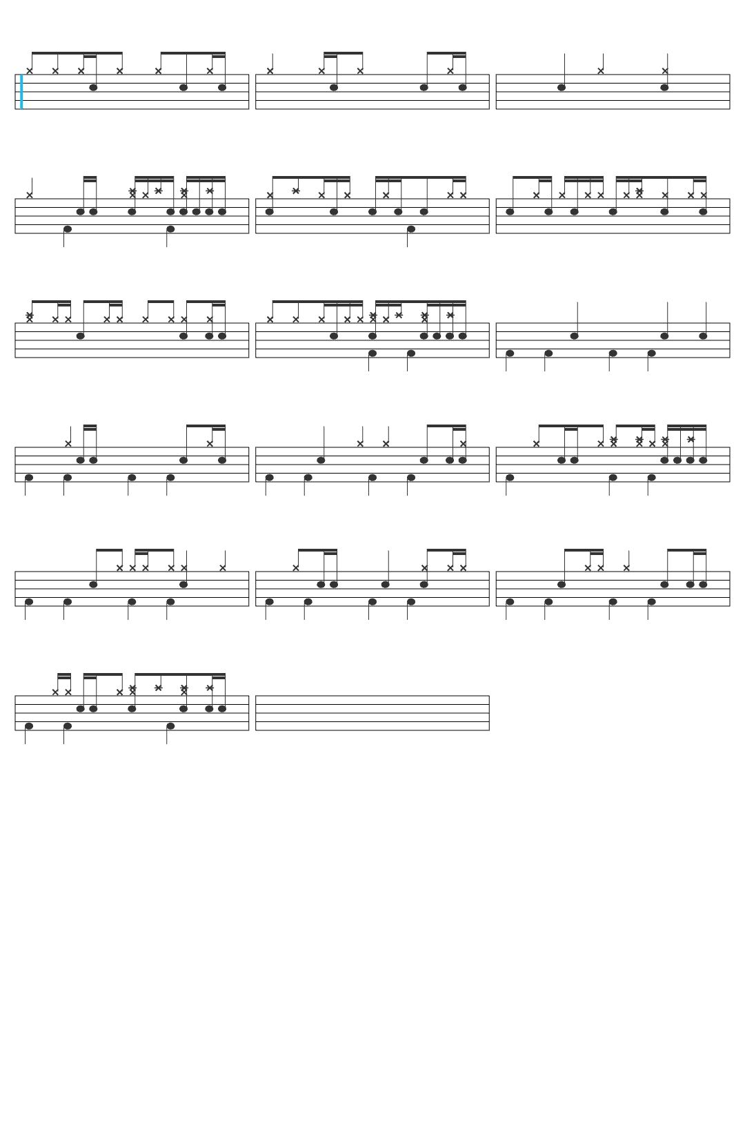 Toby Fox 22. Spamton (DELTARUNE Chapter 2 Soundtrack) - Toby Fox drum sheet