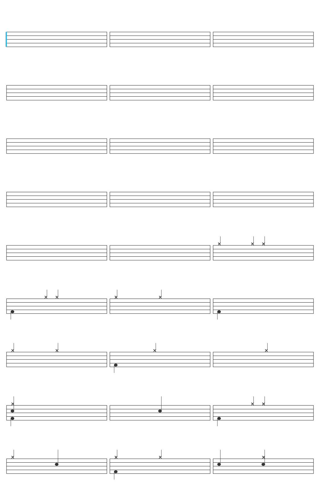 cmgoodtime Cody Jinks   Loud and Heavy drum sheet