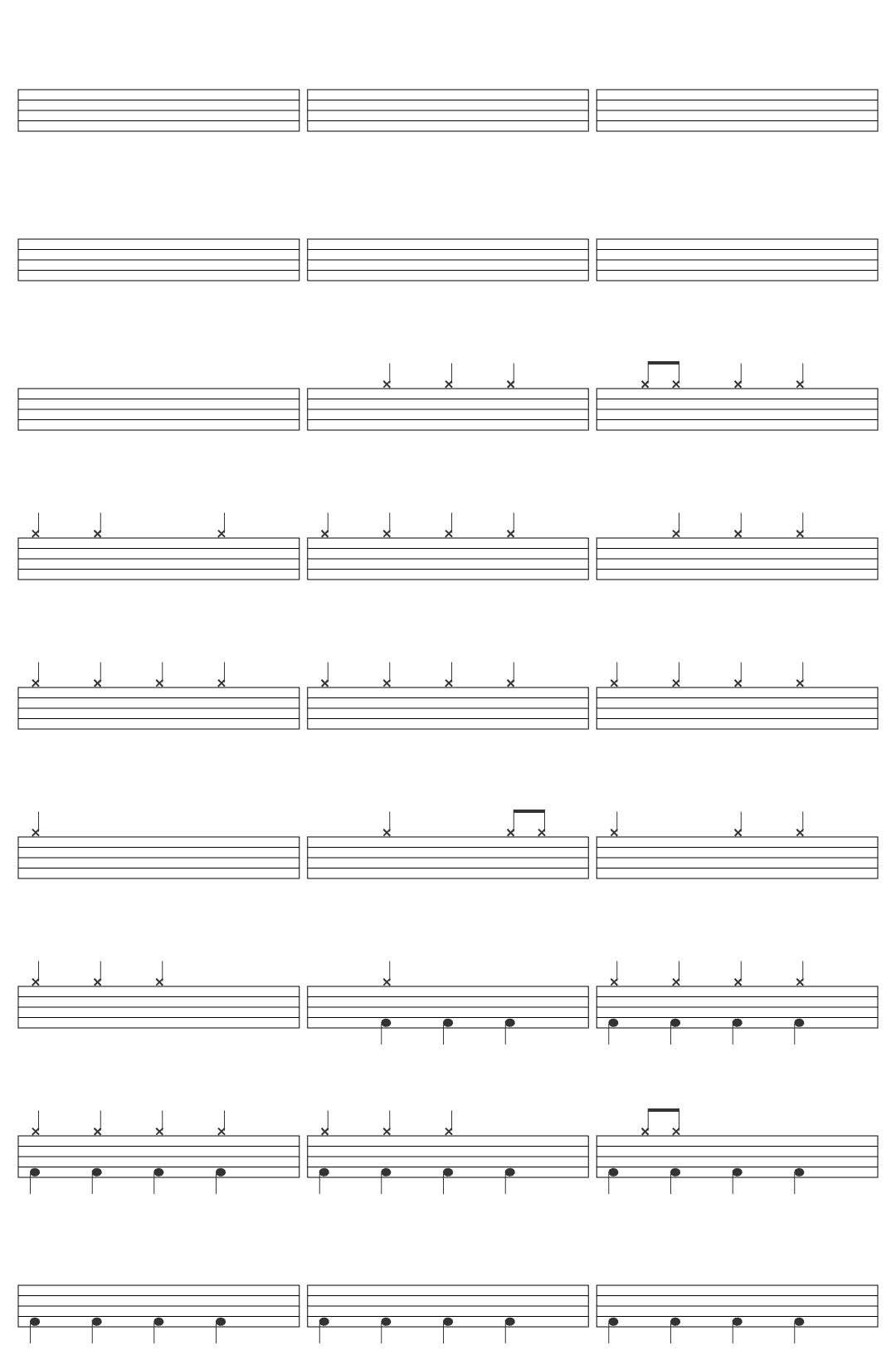 TheKillersMusic The Killers - Human (Official Music Video)-v2 drum sheet