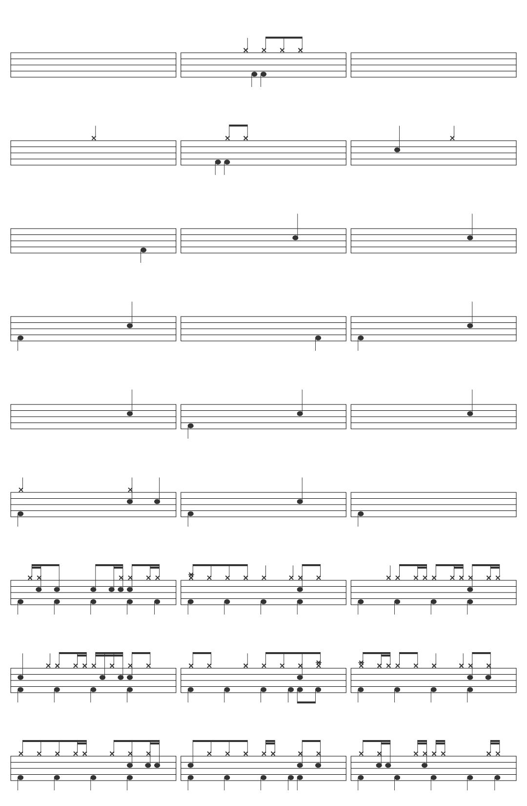 Martin Smith Fill My Cup (feat. CeCe Winans & Lakewood Choir) drum sheet
