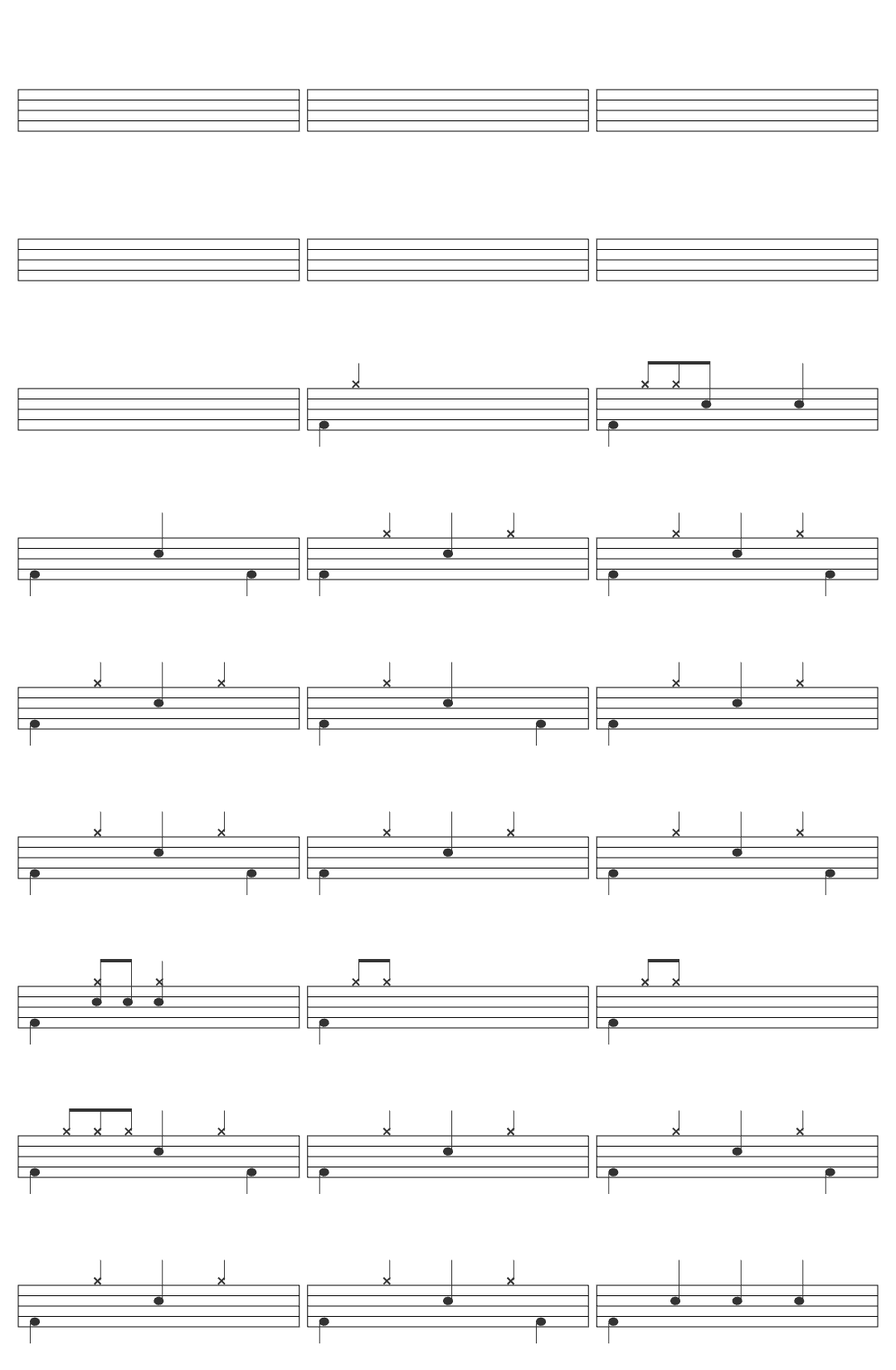 John Lennon How Do You Sleep? - Remastered 2010 drum sheet