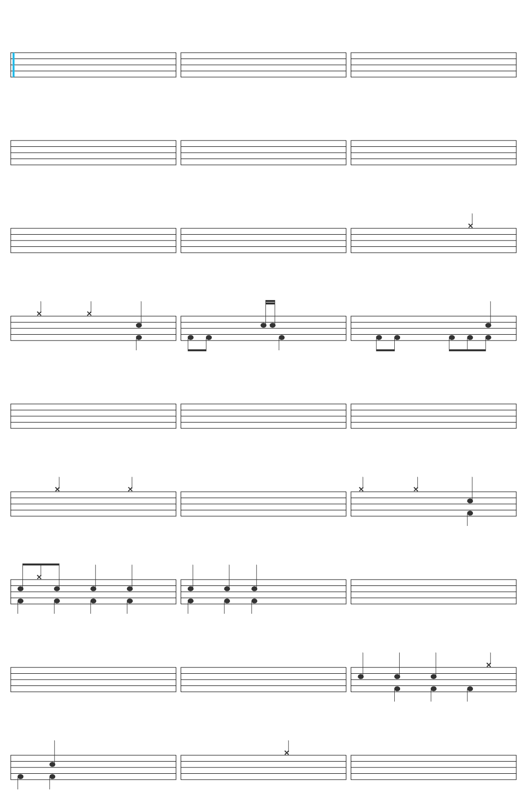 Mutsuhiko Izumi HOW TO PLAY 2 drum sheet