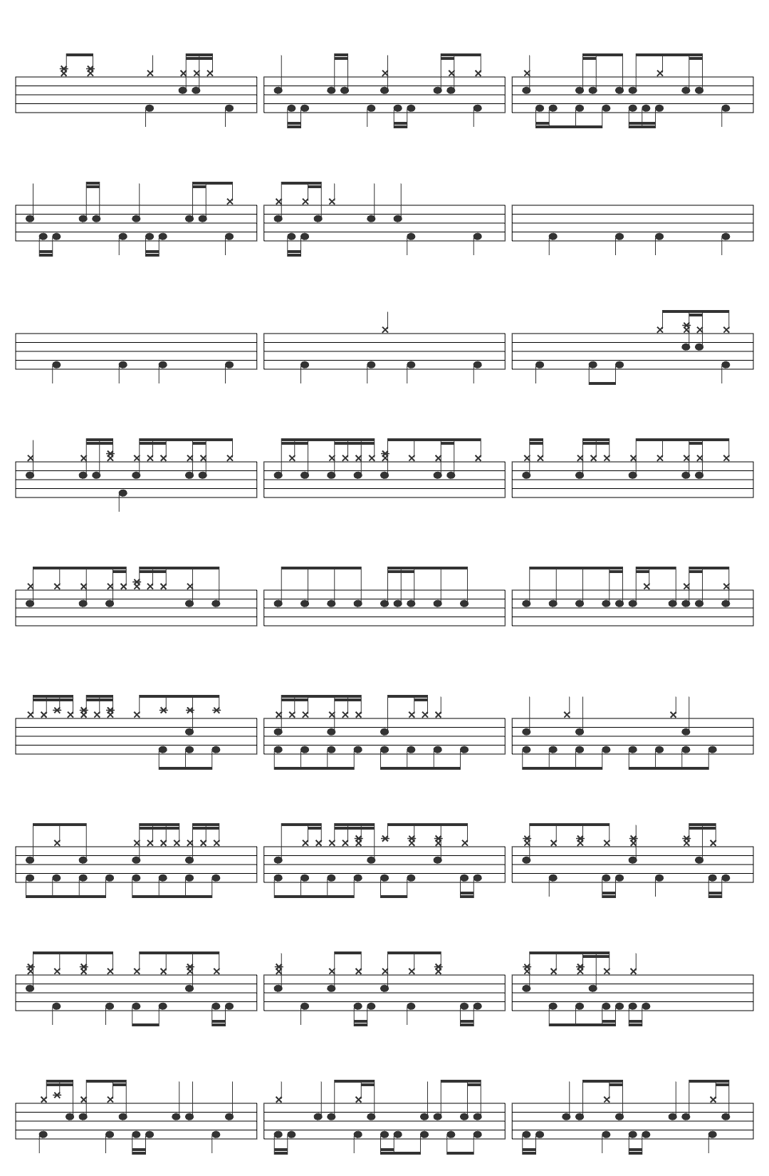 DECO 27 DECO*27 - チェリーポップ feat. 初音ミク drum sheet