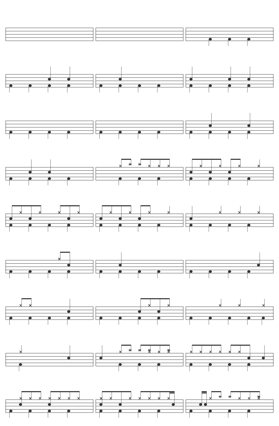 DECO 27 DECO*27 - モニタリング (Best Friend Remix) feat. 初音ミク drum sheet