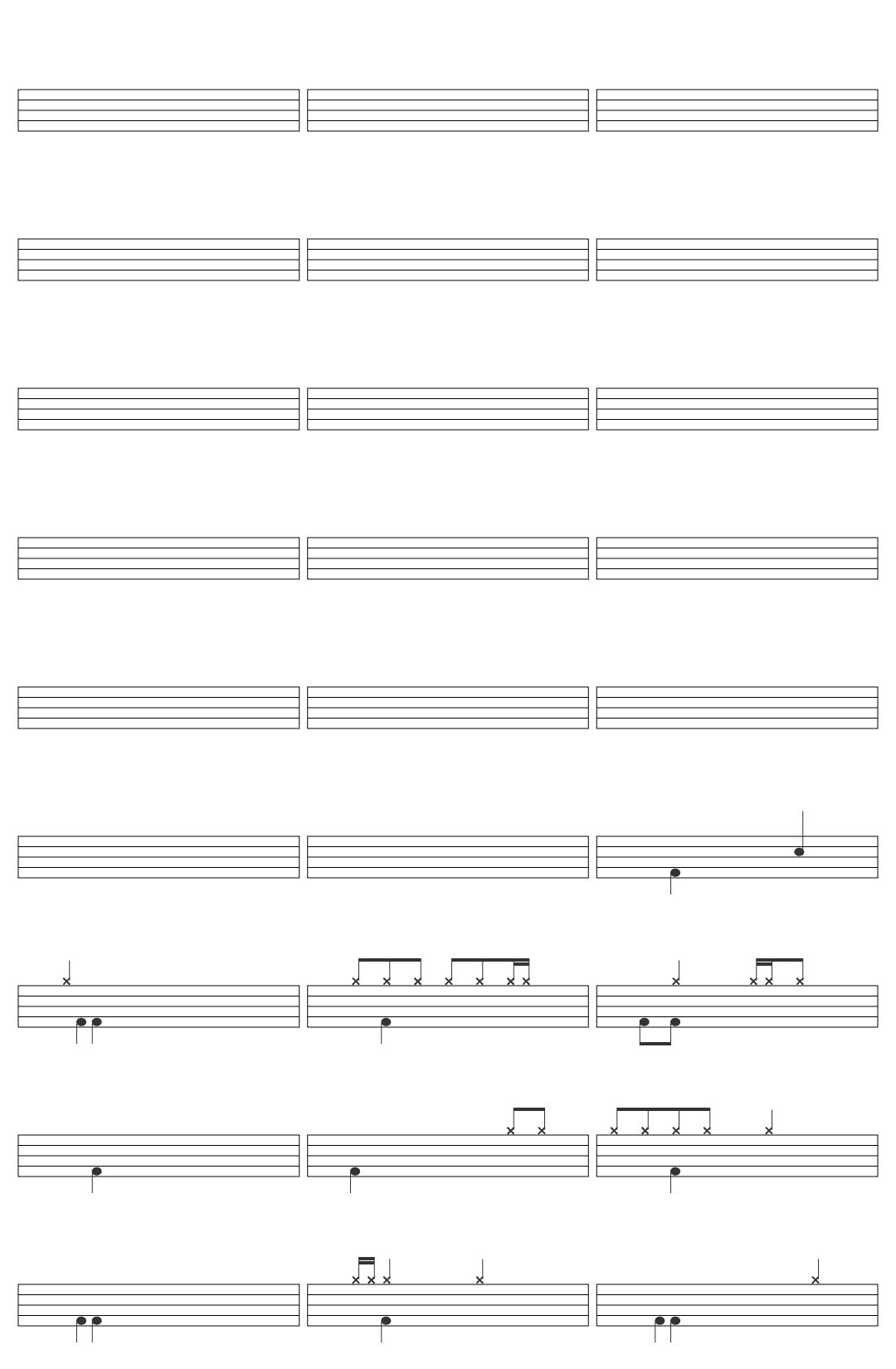 Isadora Pompeo Isadora Pompeo - Bênçãos Que Não Têm Fim (Counting My Blessings) drum sheet