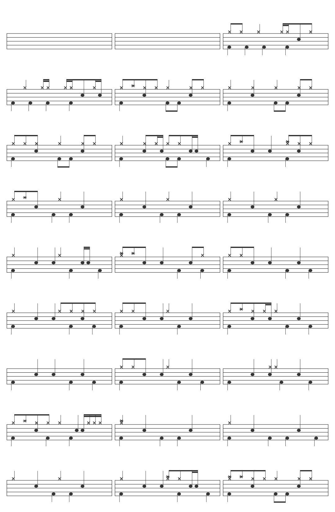 Jacek Gałuszka Missa BMV: II. Alleluja drum sheet