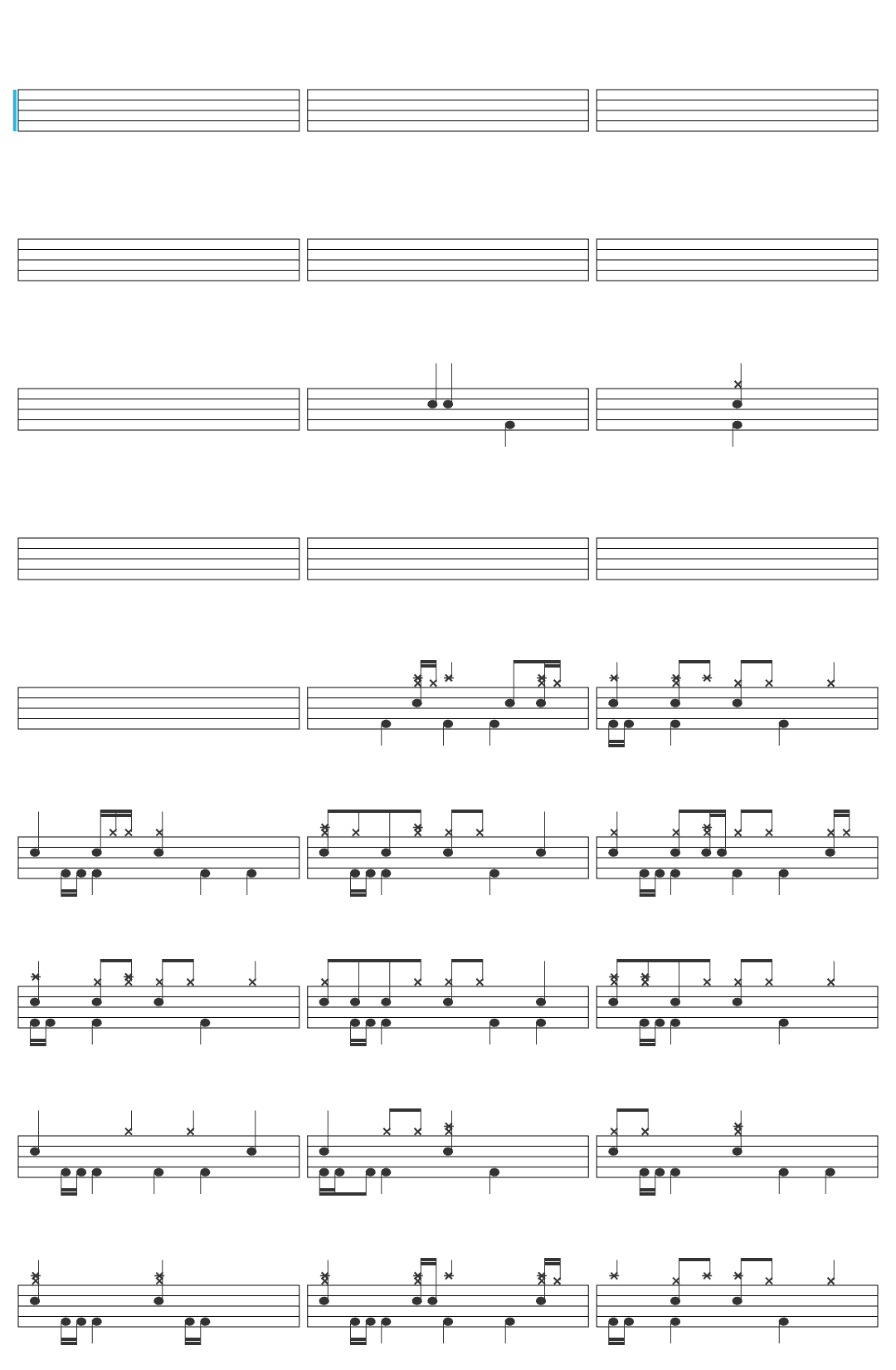 HYBE Labels ENHYPEN (엔하이픈) 'ParadoXXX Invasion' Official MV drum sheet