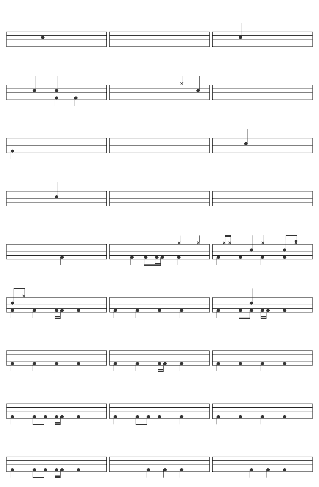 Dylan Scott Dylan Scott - My Girl (Official Music Video and #1 Song) drum sheet