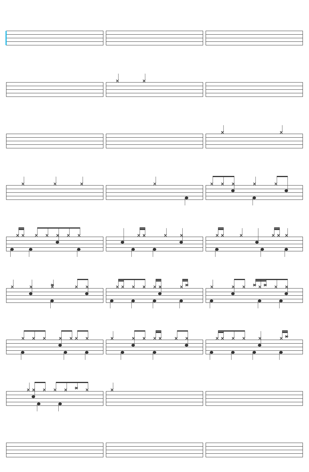 Charlie Brown Jr. Como Tudo Deve Ser drum sheet