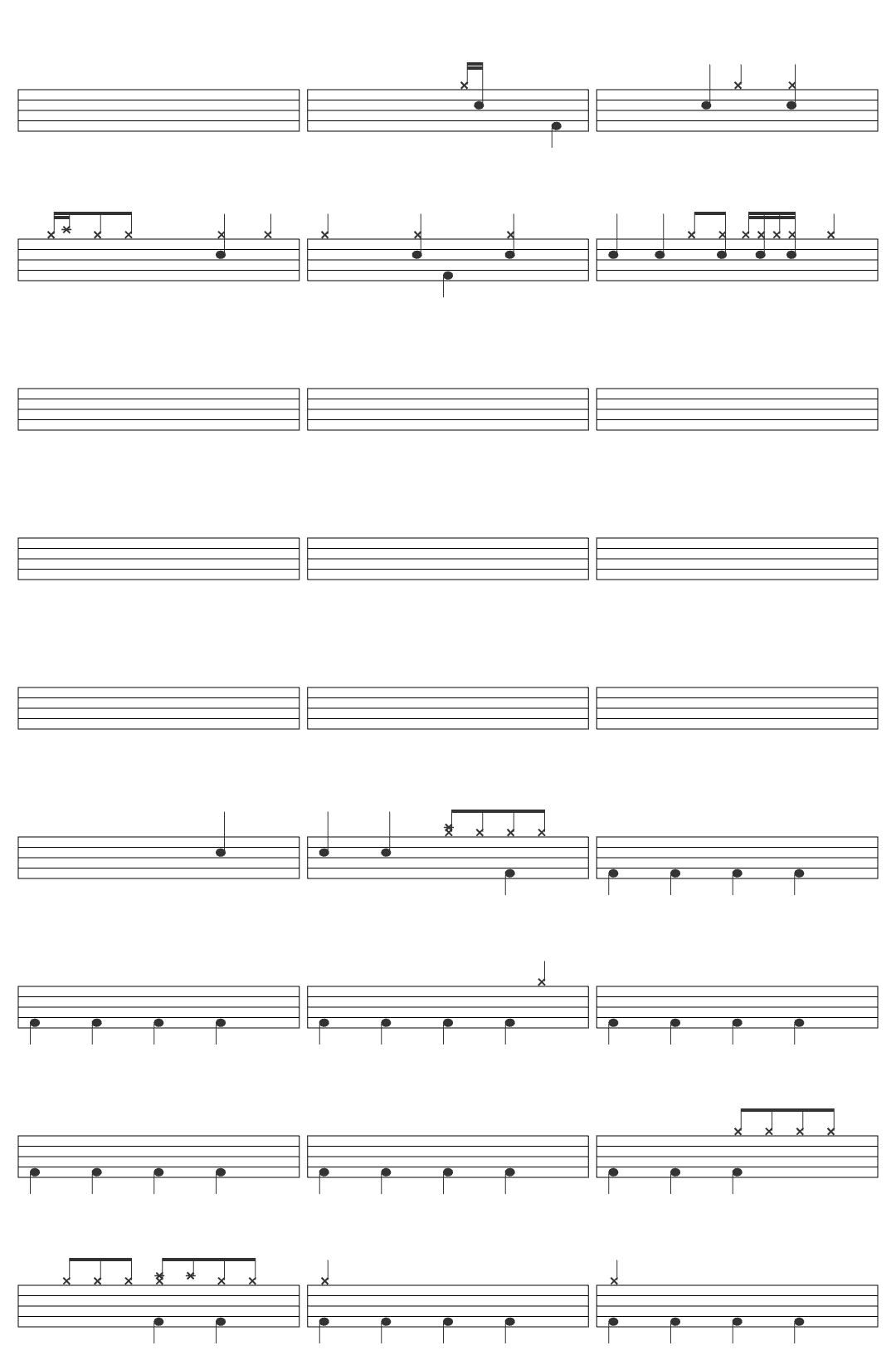 FOREST STUDIO Nhớ Mãi Chuyến Đi Này (feat. Bùi Công Nam, Wren Evans, Tiến Luật, Diệu Nhi & Cầm) drum sheet