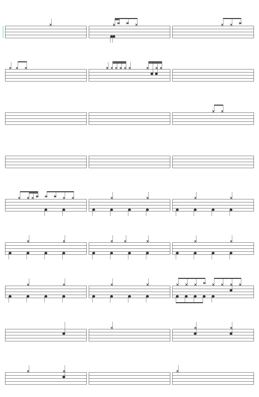 Endless Praise Planetshakers Official Video drum sheet